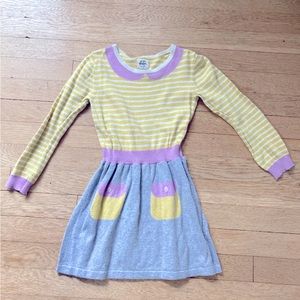 Mini Boden colorblock sweater dress 5-6y. See bulk sale listing in my closet.